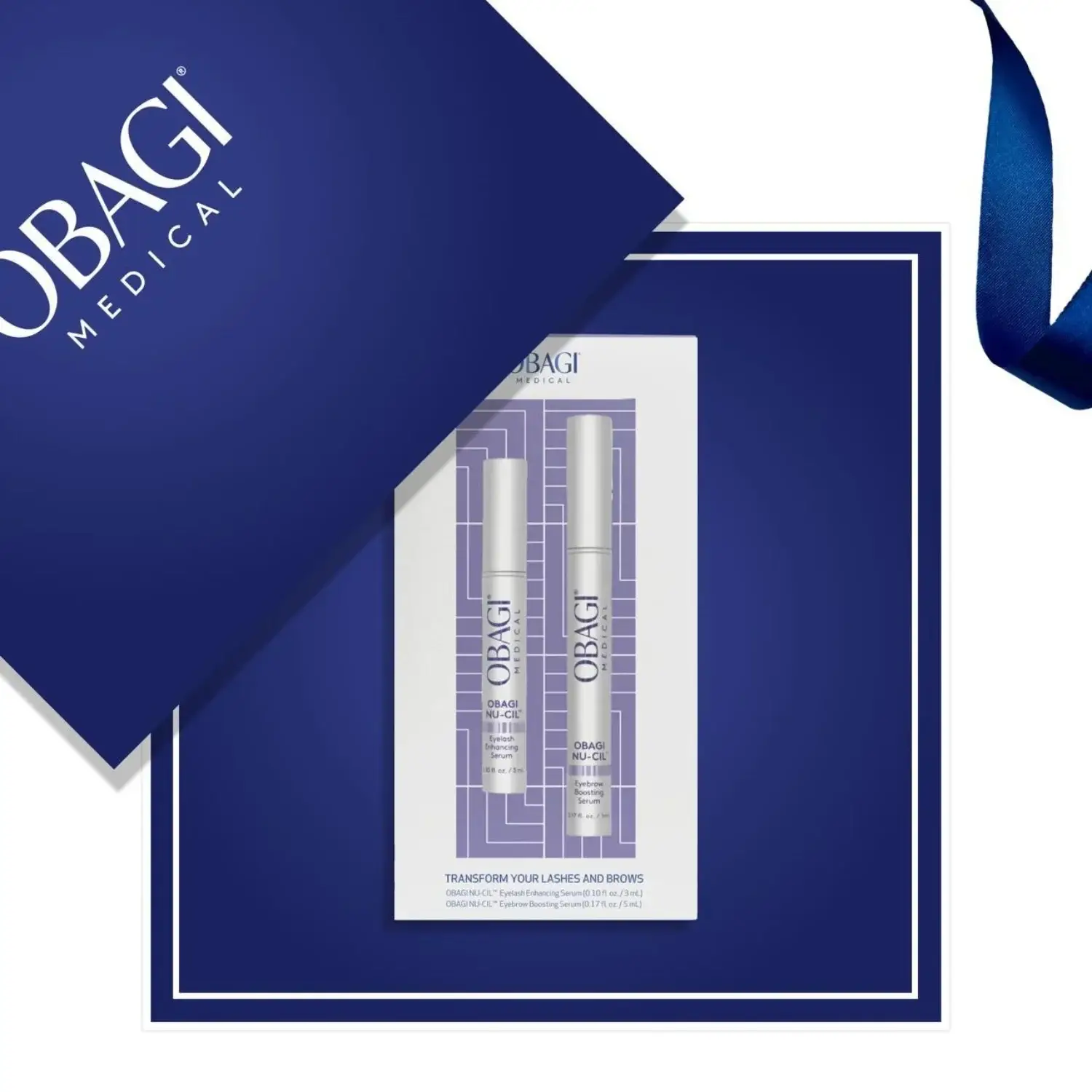 Obagi Nu-Cil Value Kit – Lash & Brow Serum Set for Sparse, Weak & Thinning Hair